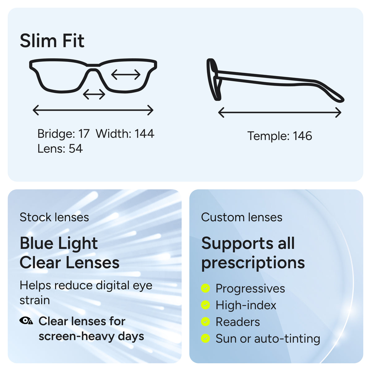 Lucyd AERO Falcon - Smart Prescription Glasses