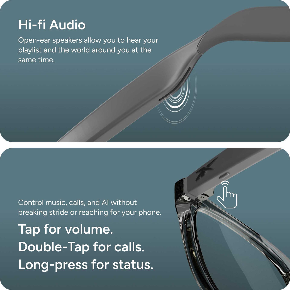 Reebok Thunder - Prescription Smart Glasses